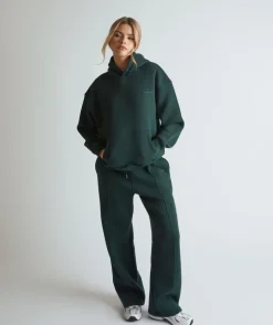 Relaxed Hoodie - Forest Green