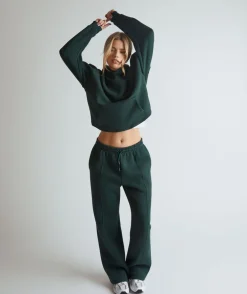 Relaxed Sweatpants - Forest Green