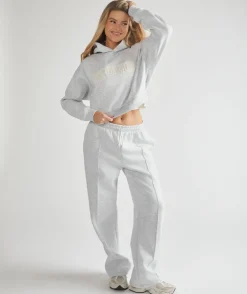 Relaxed Sweatpants - Grey Marl