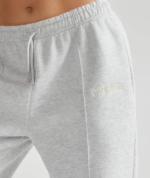 Relaxed Sweatpants - Grey Marl