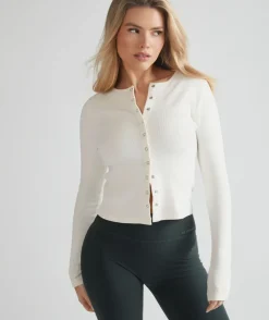 Ribbed Cardigan - Buttermilk
