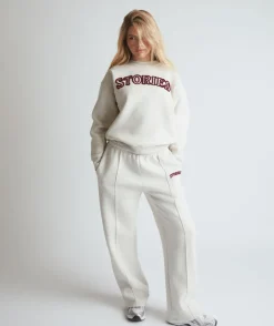 Stories Sweatpants - Oatmeal Marl