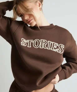 Stories Sweatshirt - Espresso