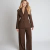Tailored Trousers - Chocolate Brown
