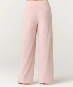 Tailored Wide Leg Trouser - Pink