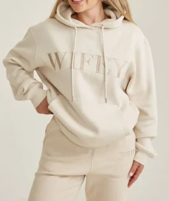 Wifey Hoodie - Champagne