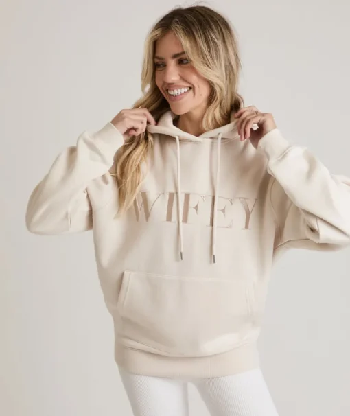 Wifey Hoodie - Champagne