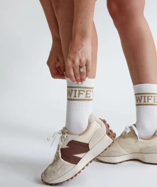 Wifey Socks - Gold